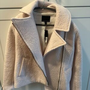 Banana Republic Women's Soft Cream Teddy Jacket